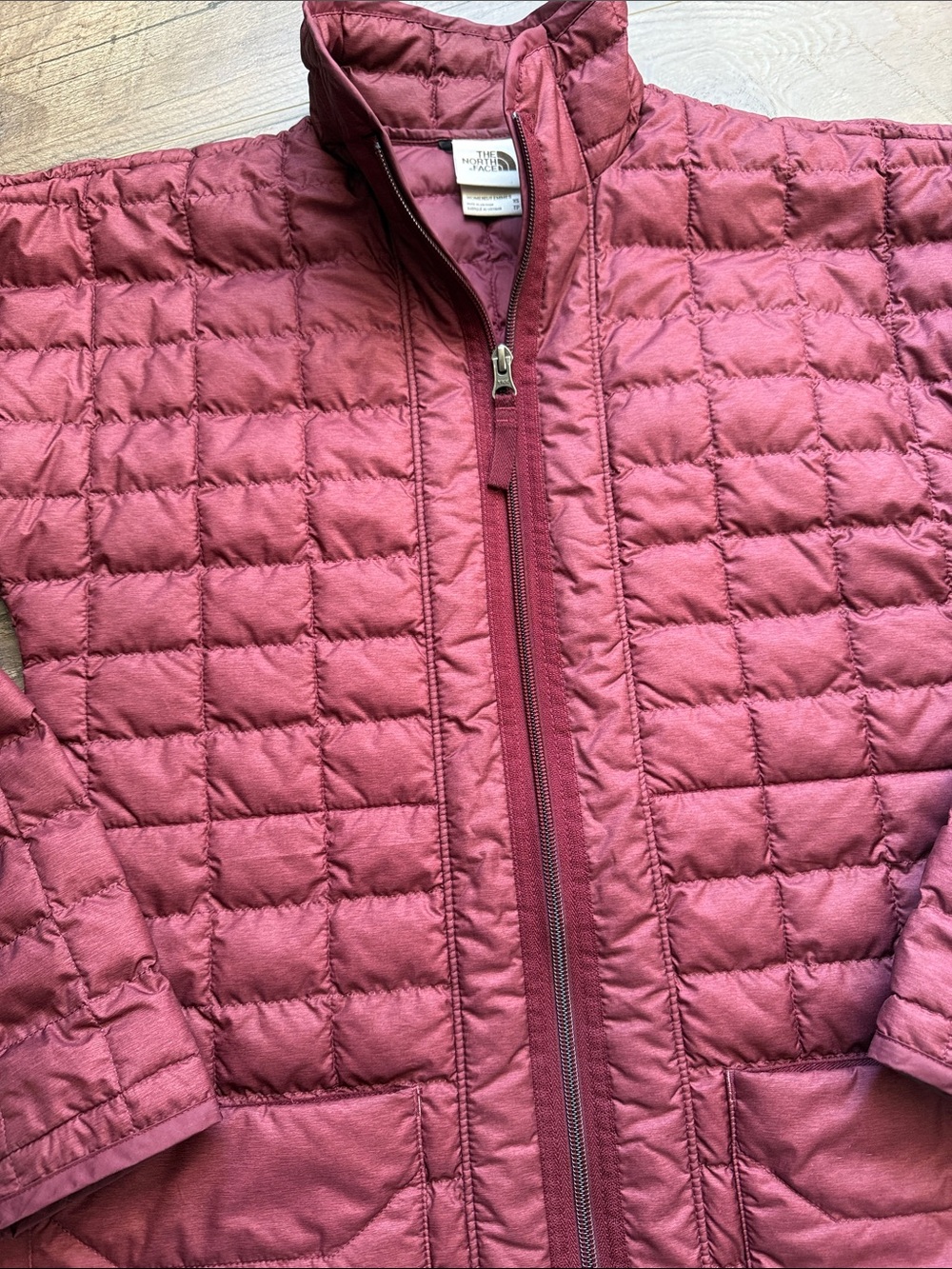 The North Face Women's Quilted Dusty Rose Puffer Jacket